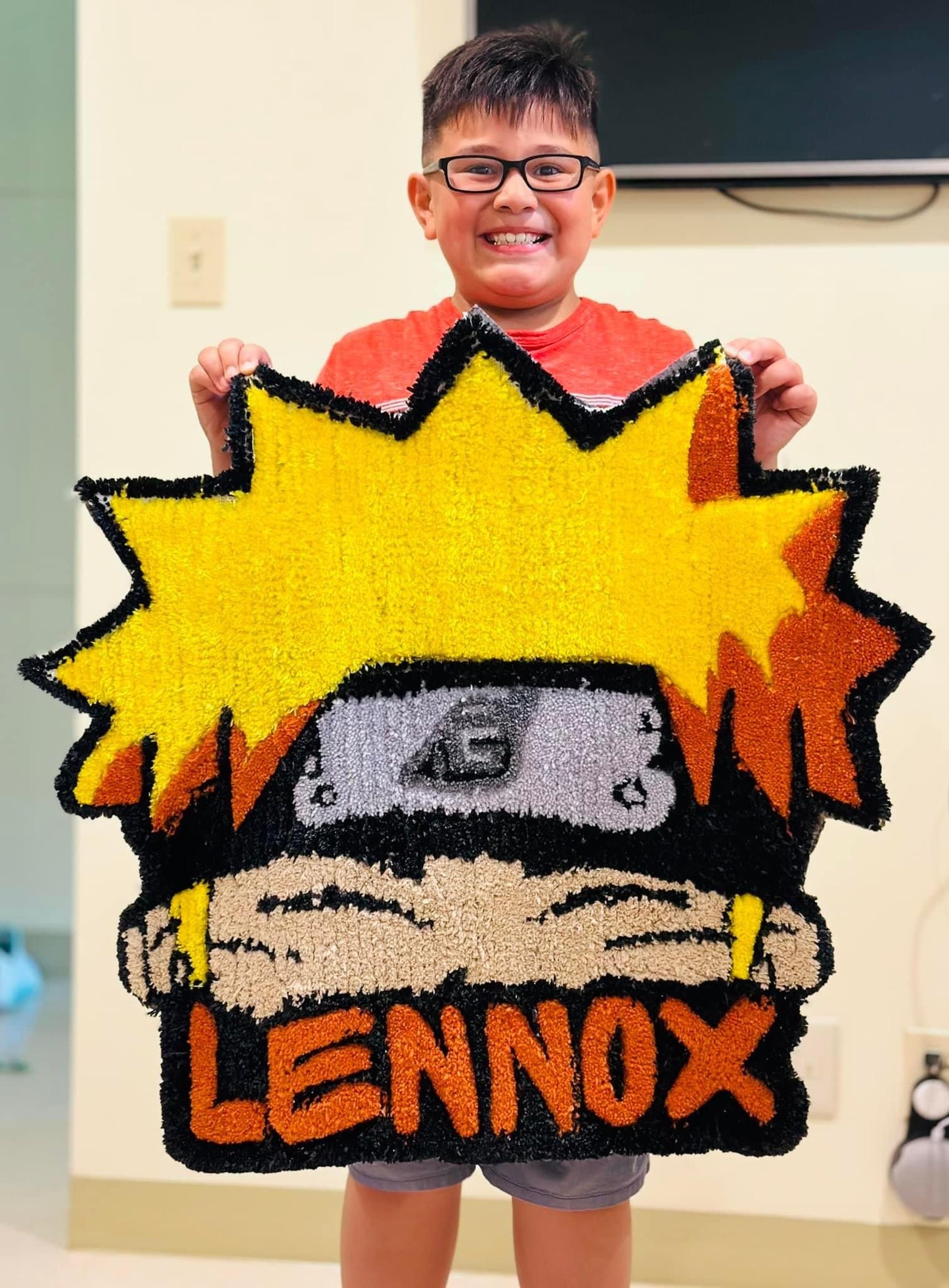 Naruto Name Tufted Rug