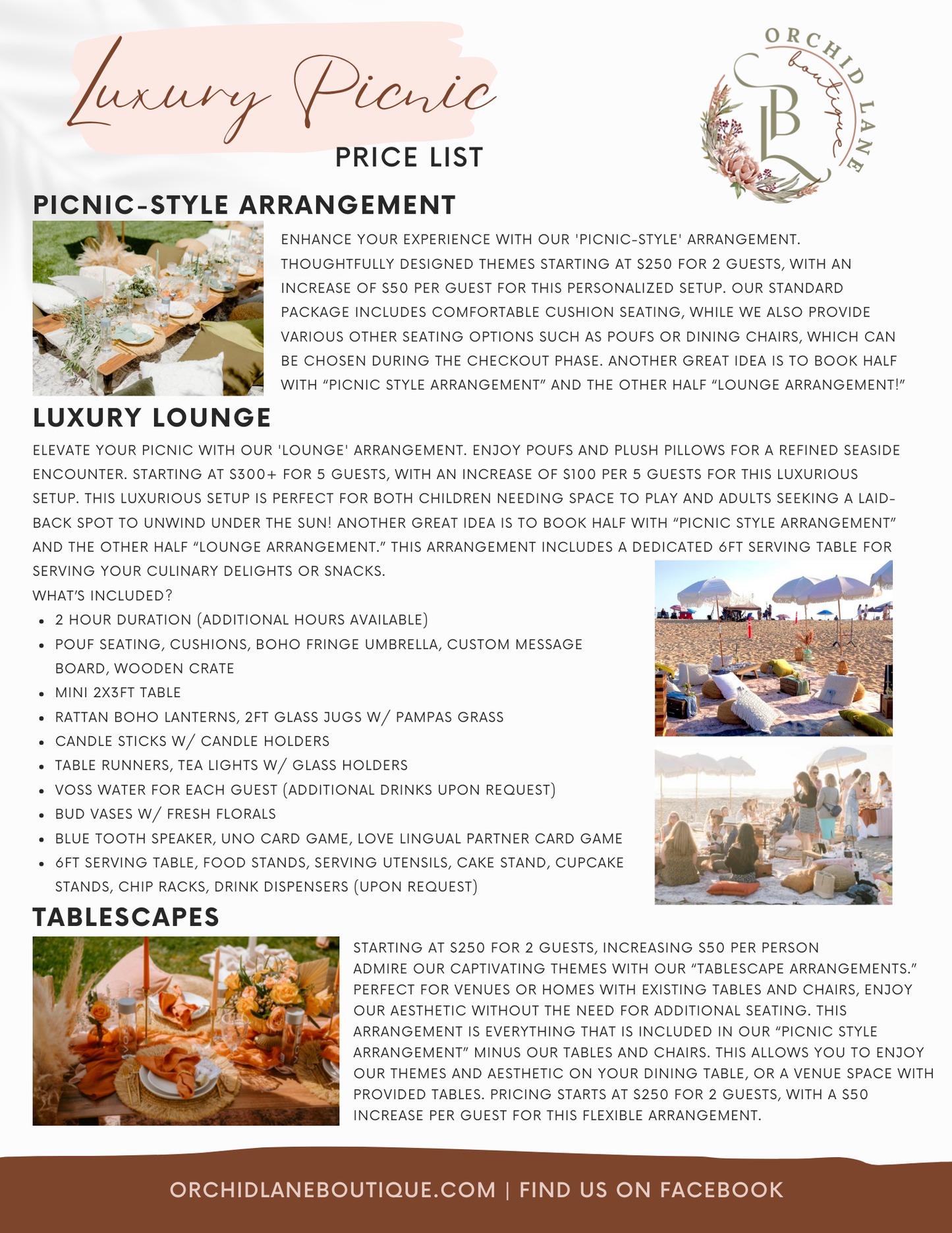 Luxury Picnic Party