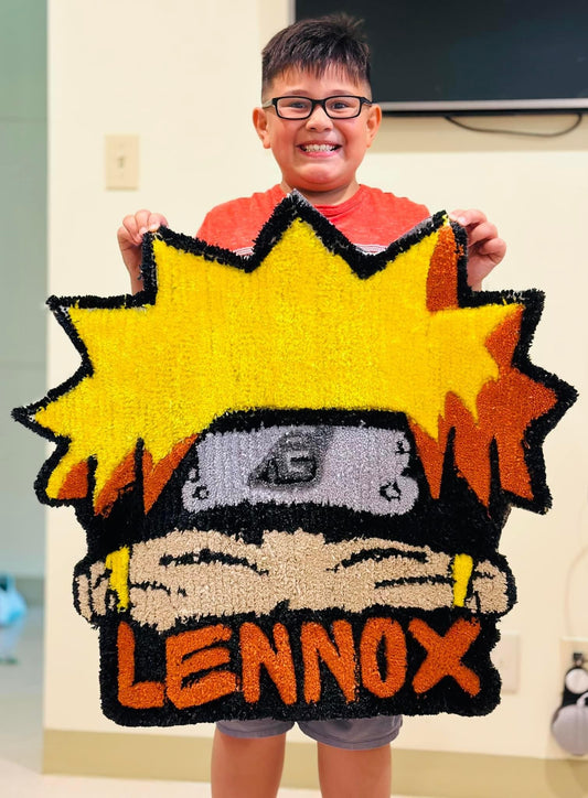 Naruto Name Tufted Rug